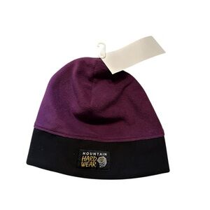 Mountain Hardwear Dome Berignon Ski Beanie in Purple and Black